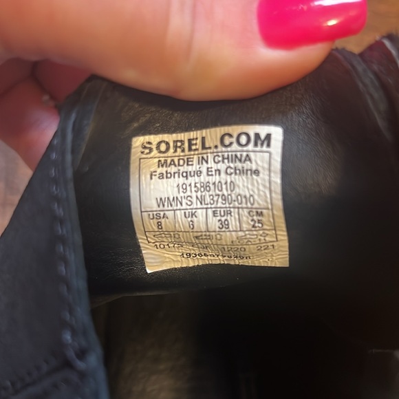 Sorel Joan Uptown Lace Up With Zipper Size 8 - Picture 4 of 8